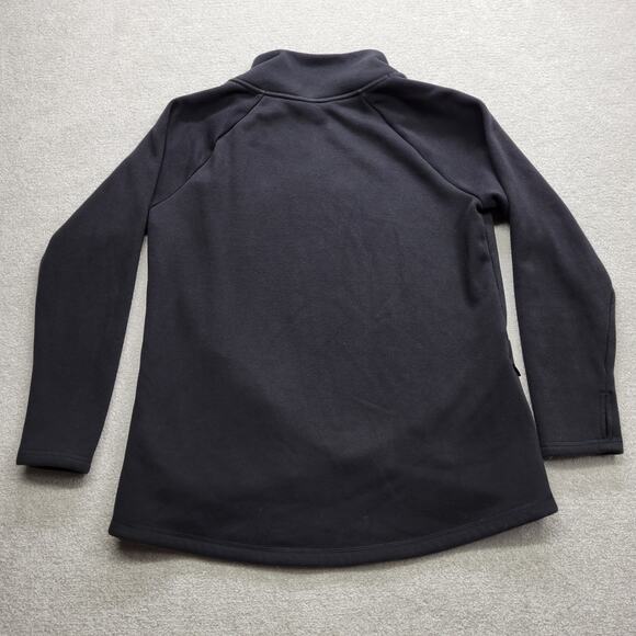 Athleta Pullover Women's Large Tall Cozy Karma Asymmetrical Black Wrap Studio - Picture 2 of 13